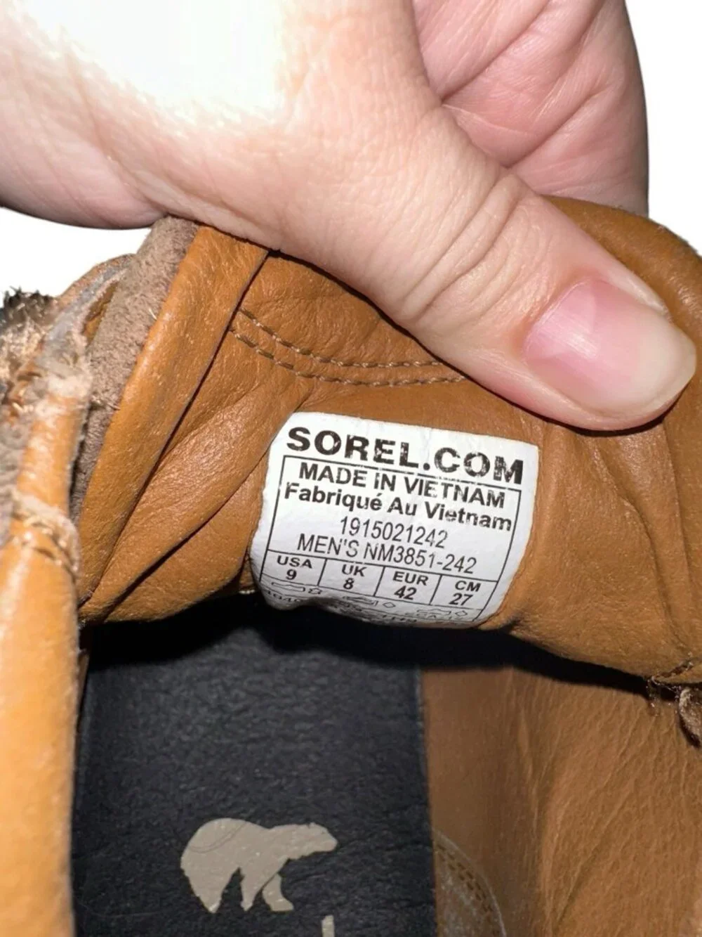 Sorel Madson II Moc Toe Ankle Boots Brown Leather Waterproof Chukka Men’s 9